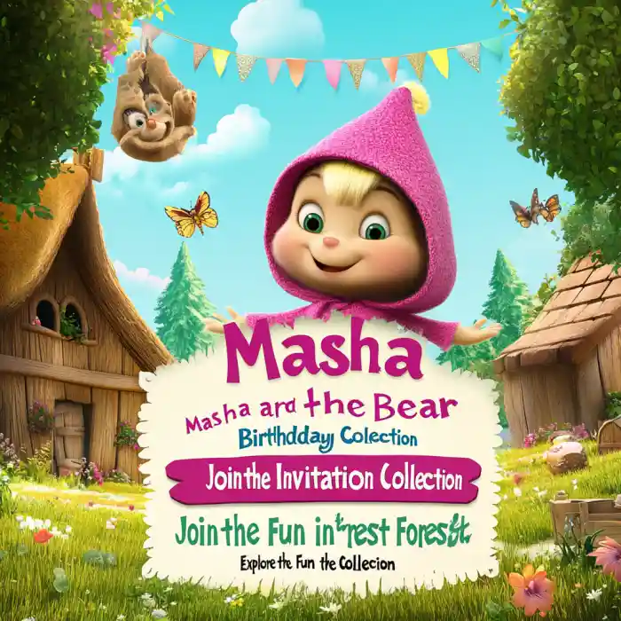 Masha And The Bear Birthday Theme