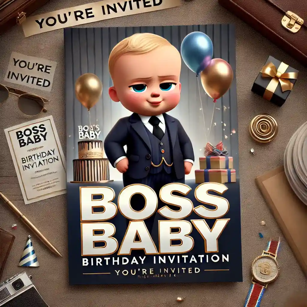 Boss Baby Birthday Theme