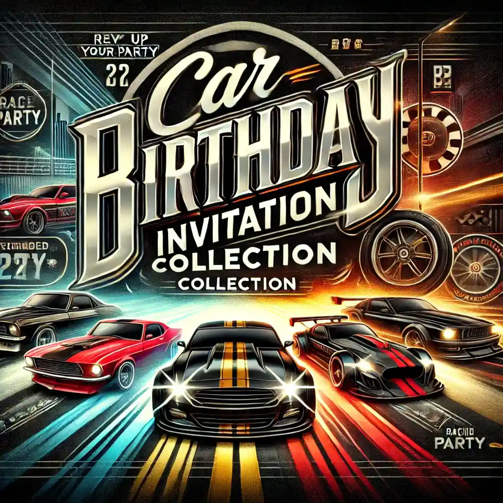 Car Birthday Theme