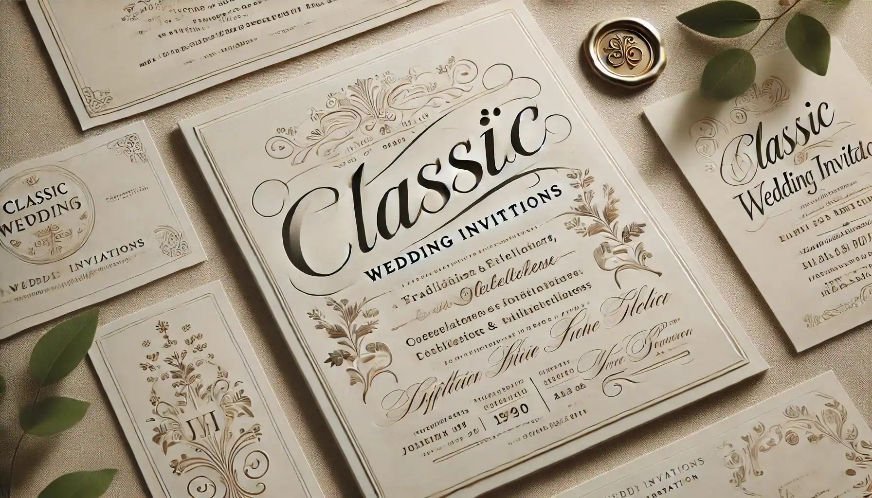 Classic Wedding Invitations