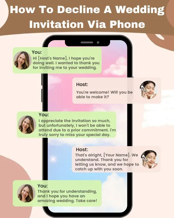 How To Decline A Wedding Invitation Via Phone (600 x 750 px).webp