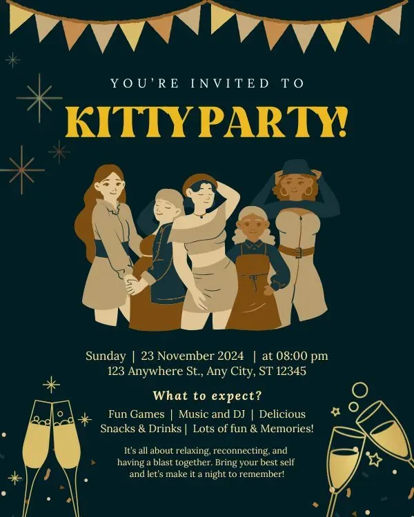 Kitty Party Invitation 