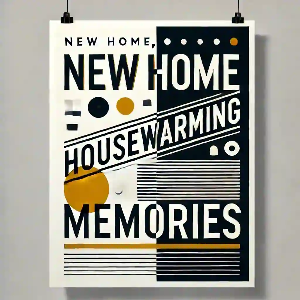 Modern House Warming Invitation