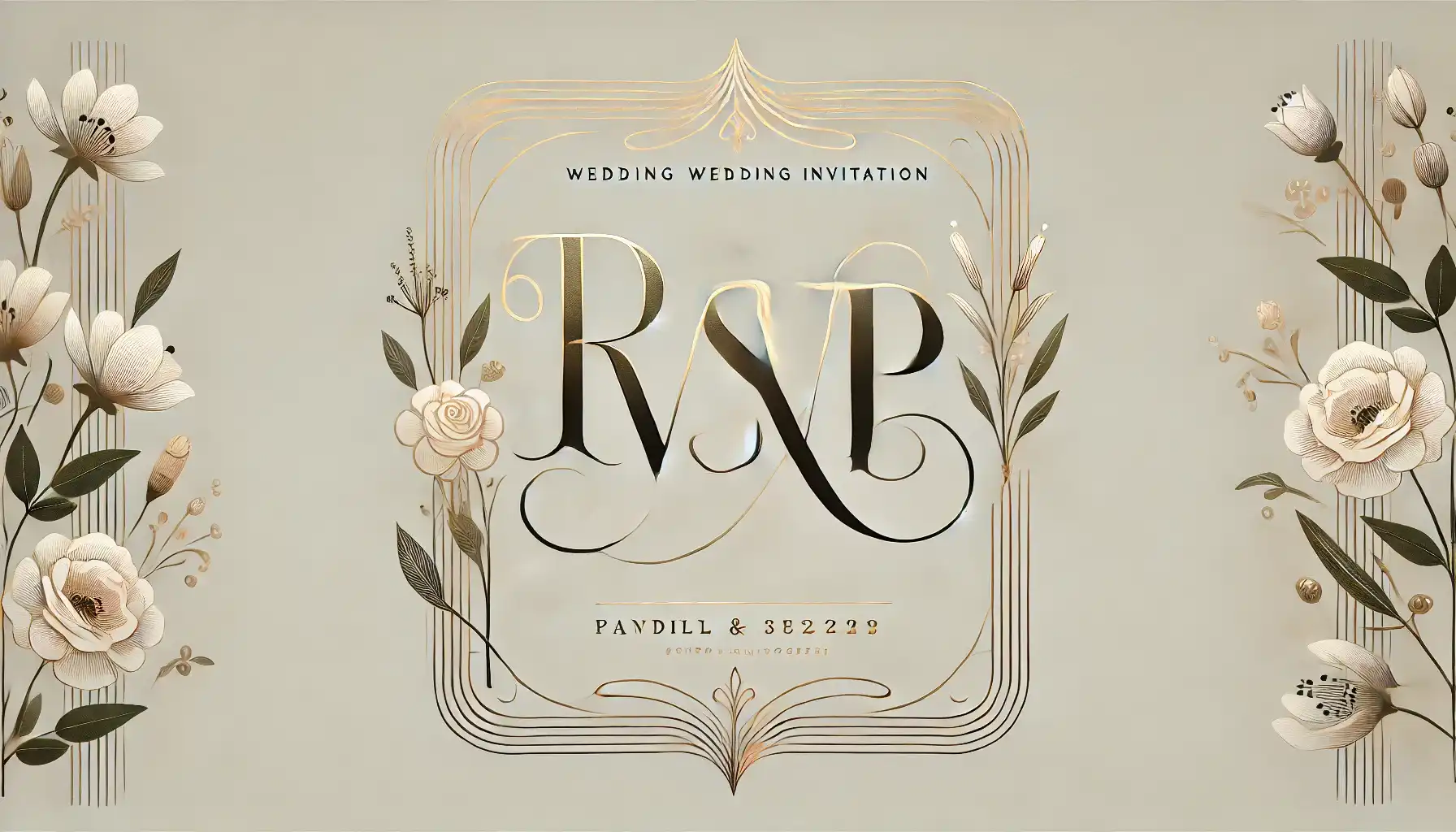 RSVP Wedding Invitation