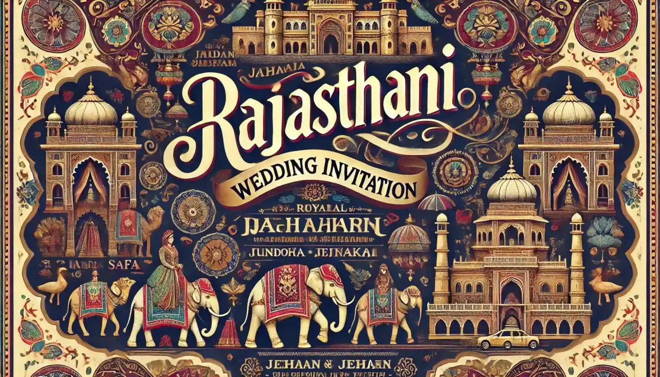 Rajasthani Wedding Invitation