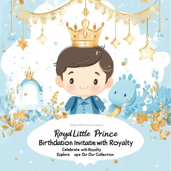 Royal Prince Birthday Theme