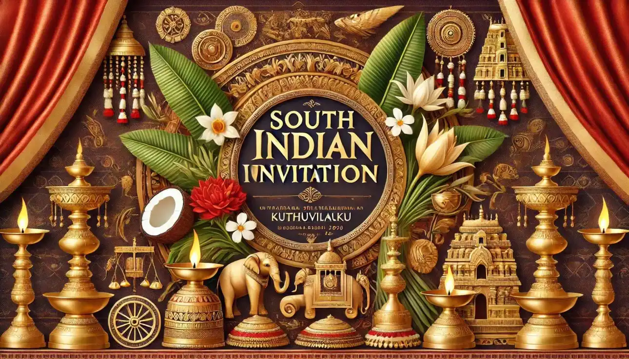 South Indian Wedding Invitation 