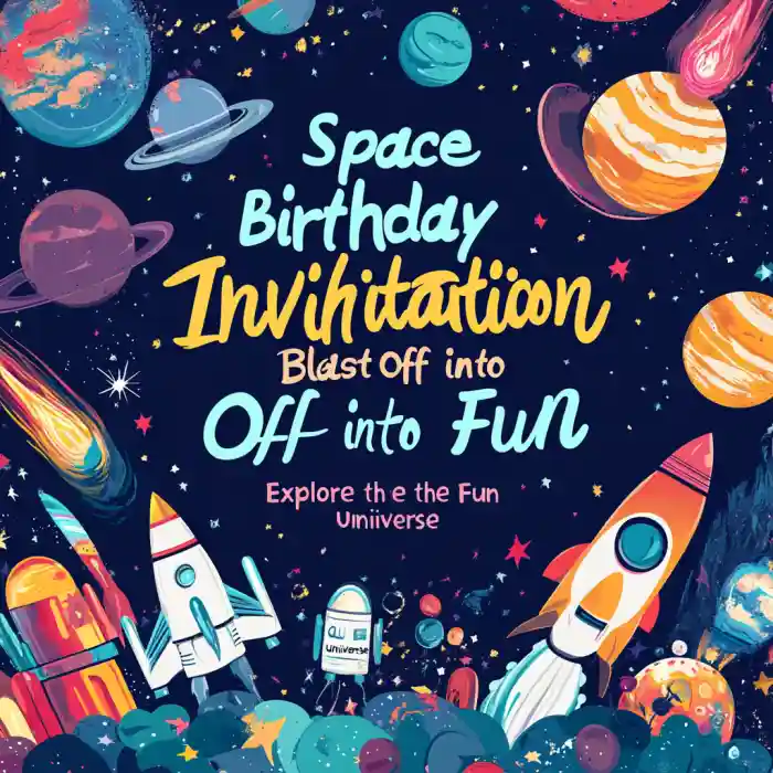 Space Birthday Theme