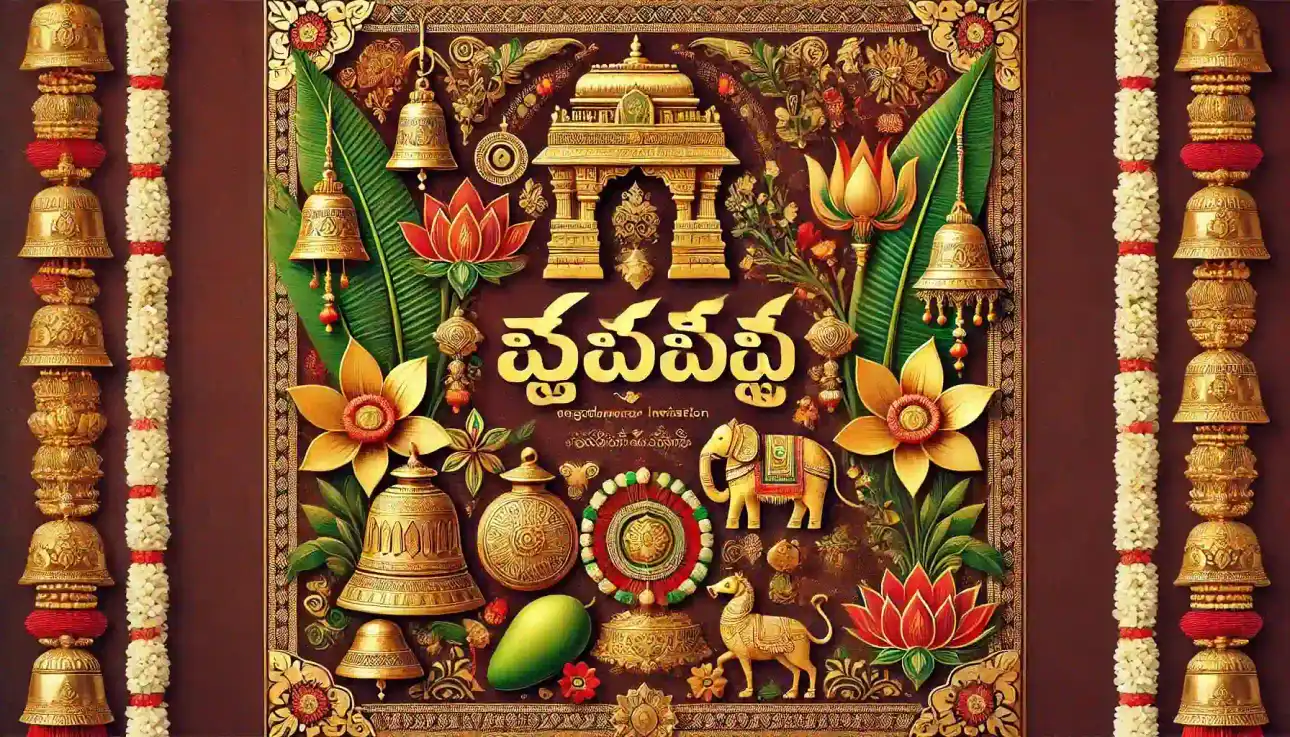 Telugu Wedding Invitation