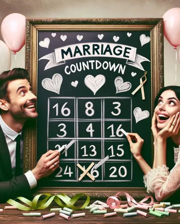 Exciting Marriage Countdown Statuses to Build the Anticipation